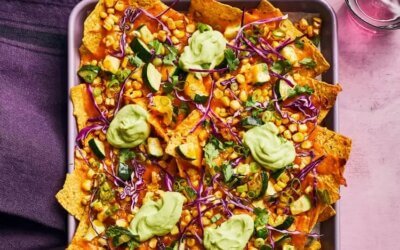 Loaded Veggie Summer Nachos